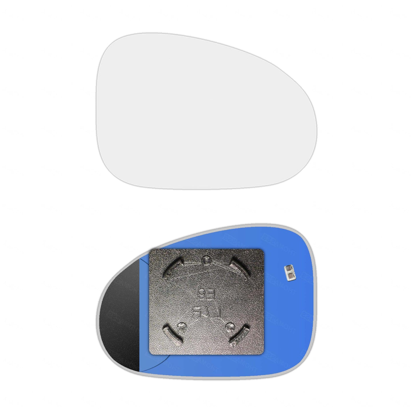 AGCP Spiegelglas Beheizt für Chevrolet Spark M200 2005 - 2009