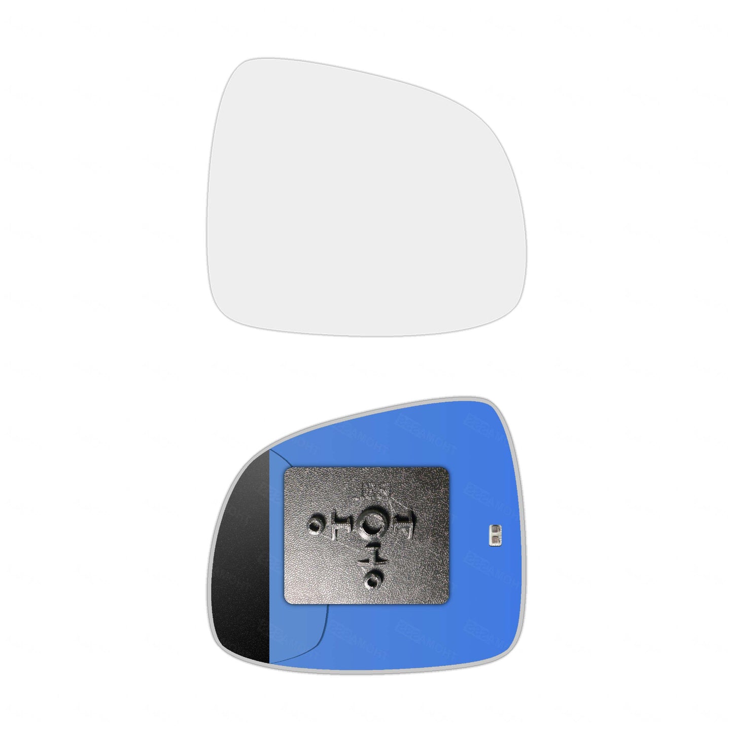 AGCP Spiegelglas Beheizt für Fiat Sedici 2011 - 2014
