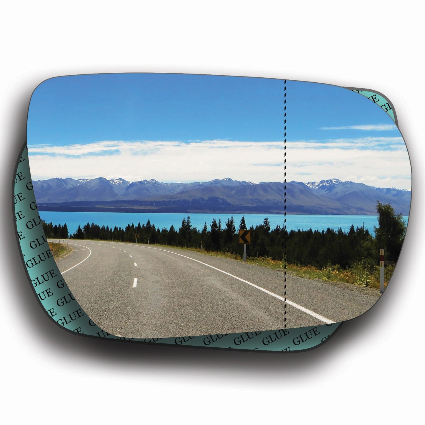 AGCP Spiegelglas für Hyundai Santa Fe Sport 2012 - 2017
