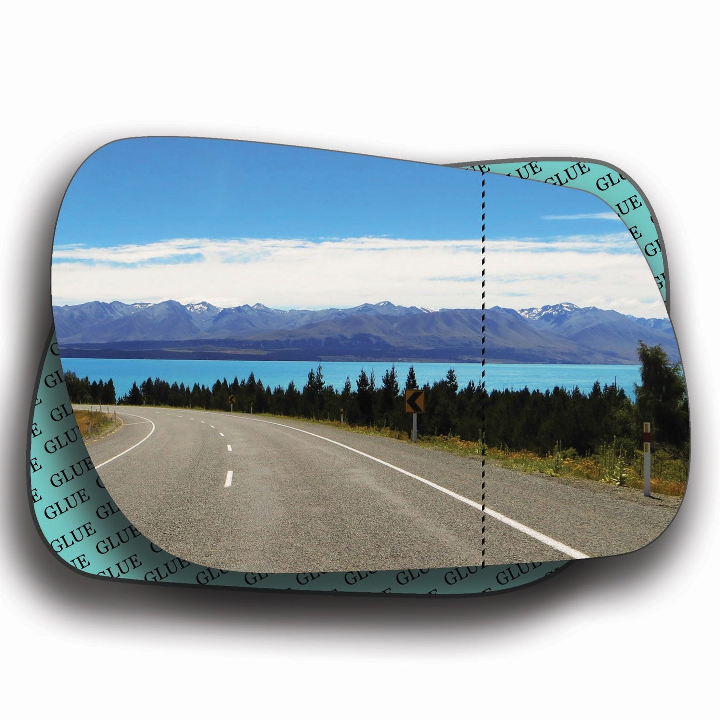 AGCP Spiegelglas für Mazda 3 2003 - 2009