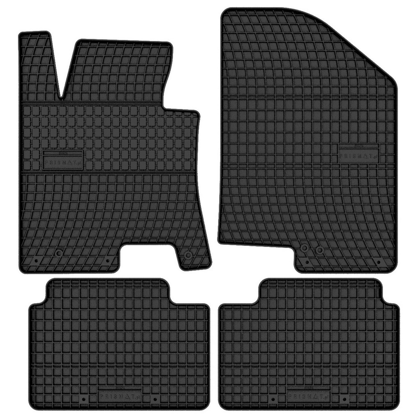 FP-1424-4-Prismat-Passform-Gummi-Fußmatten-Set-Kia-Cee'd-2012-2018