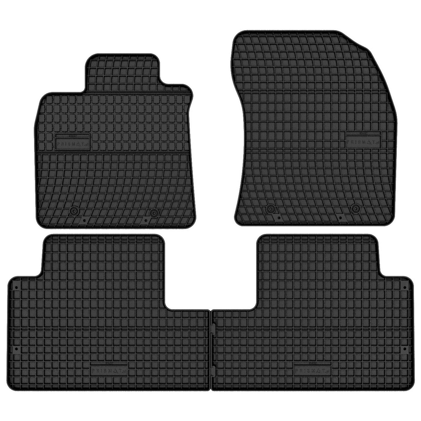 FP-1432-4-Prismat-Passform-Gummi-Fußmatten-Set-Toyota-Avensis-T27-2008-2018