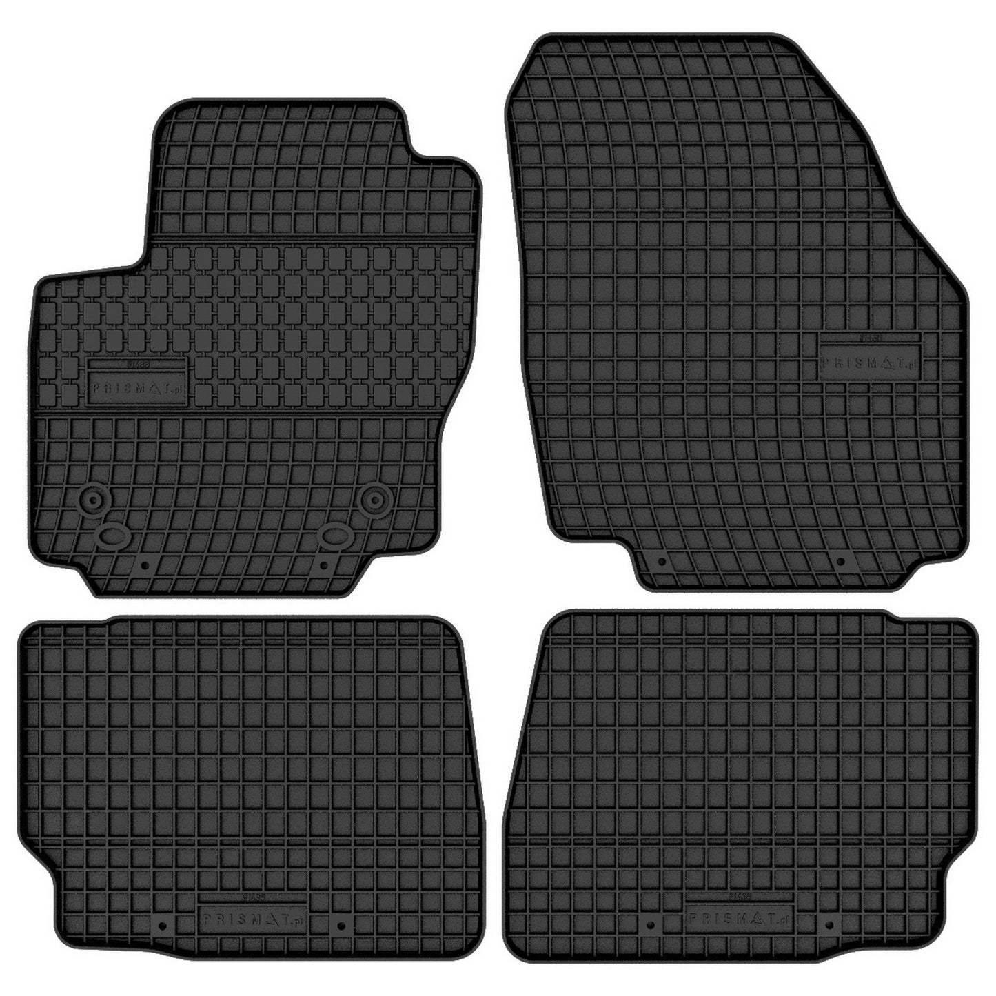 FP-1438-4-Prismat-Passform-Gummi-Fußmatten-Set-Ford-Mondeo-2007-2014