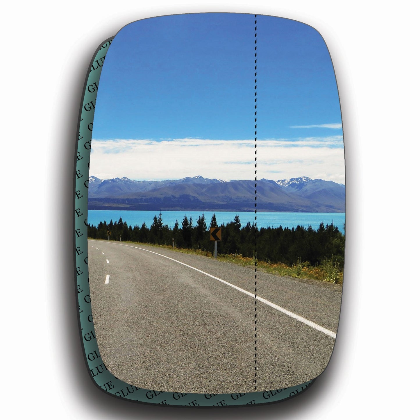 AGCP Spiegelglas für Kia Bongo 1997 - 2004