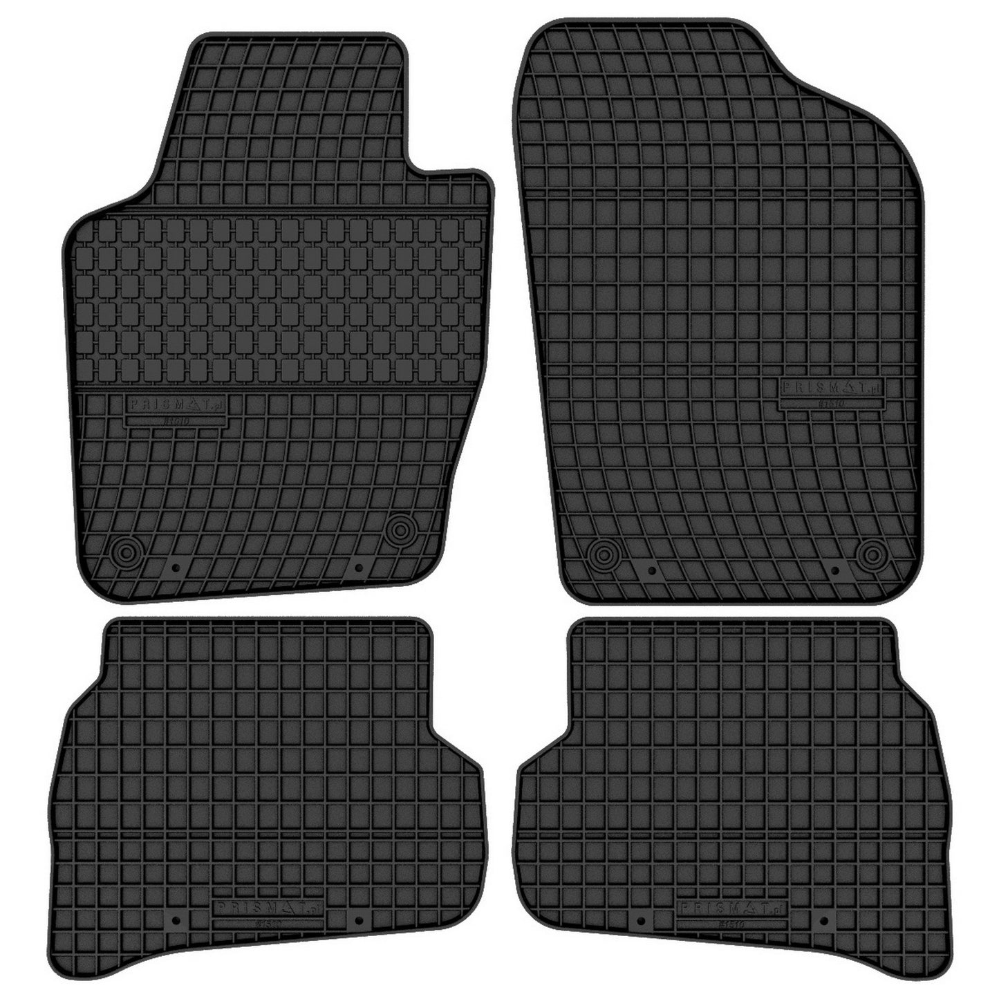 FP-1510-4-Prismat-Passform-Gummi-Fußmatten-Set-Seat-Ibiza-4-2008-2017