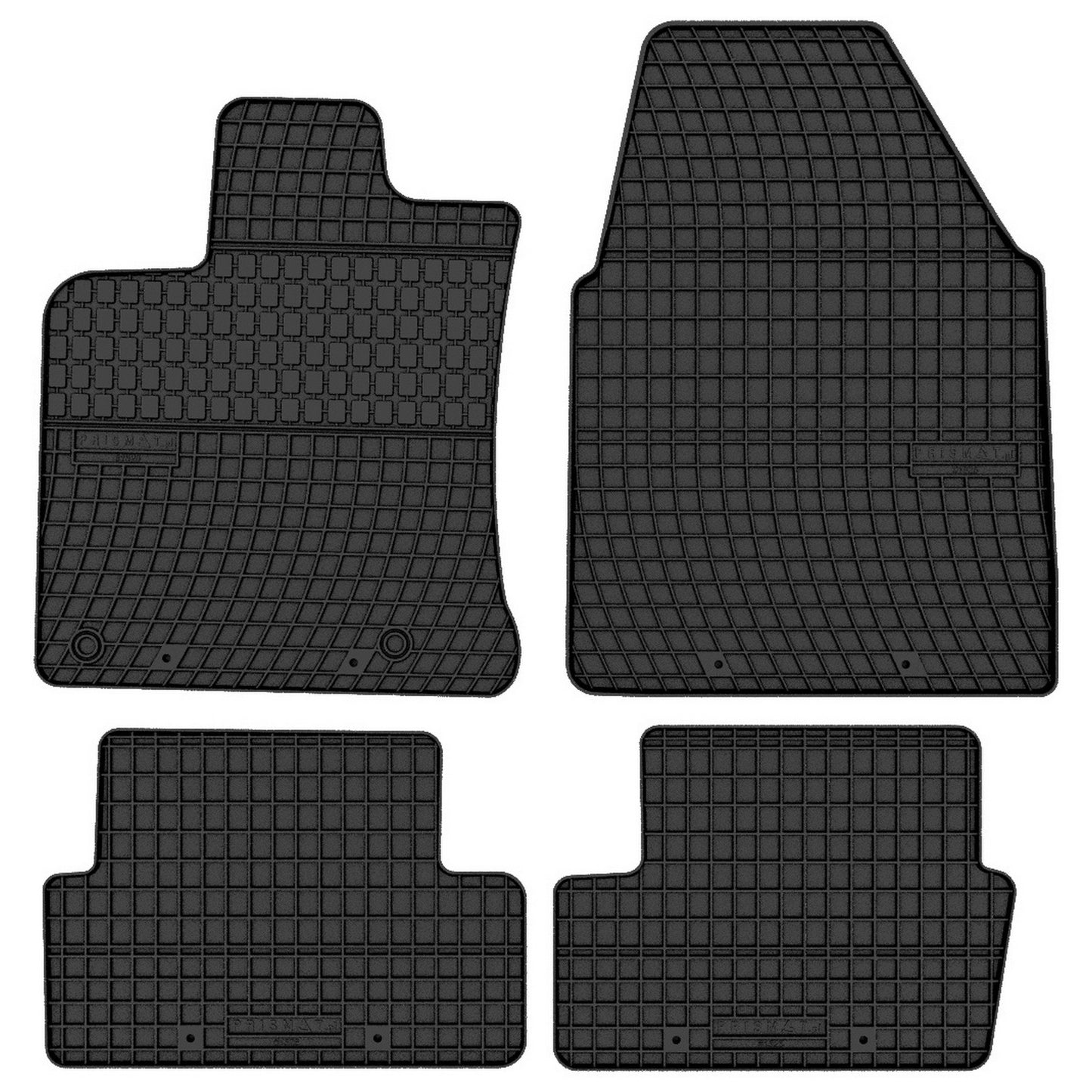 FP-1525-4-Prismat-Passform-Gummi-Fußmatten-Set-Nissan-Qashqai+2-2006-2013