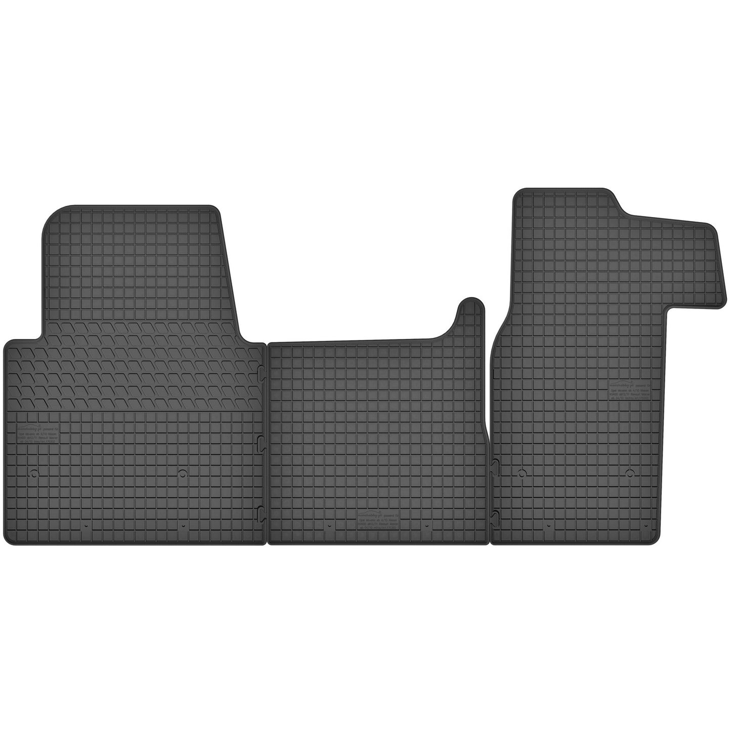 Motohobby Passform Gummi Fußmatten Set für Opel Movano 2010 - 2021