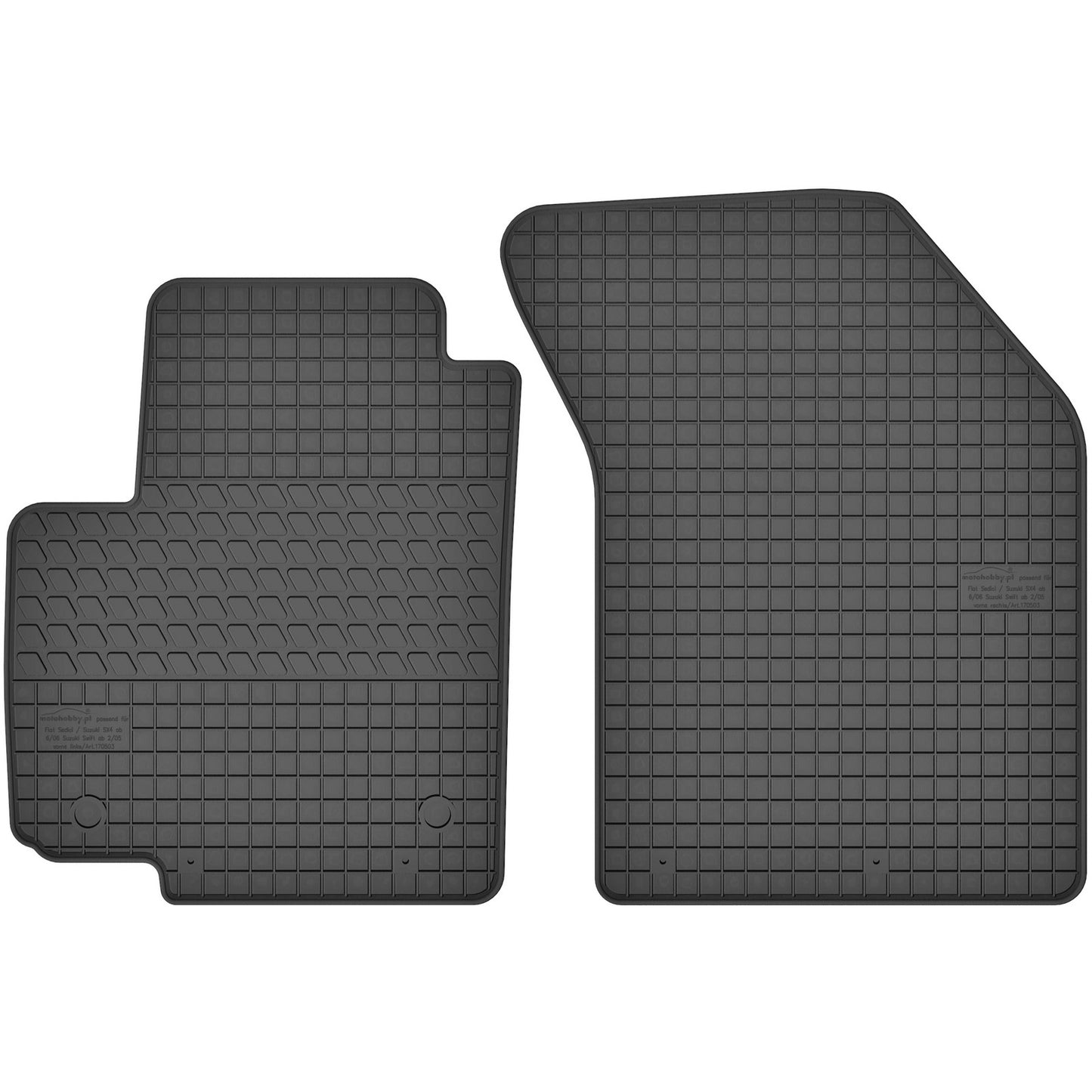 Motohobby Passform Gummi Fußmatten Set für Suzuki Swift 2004 - 2010