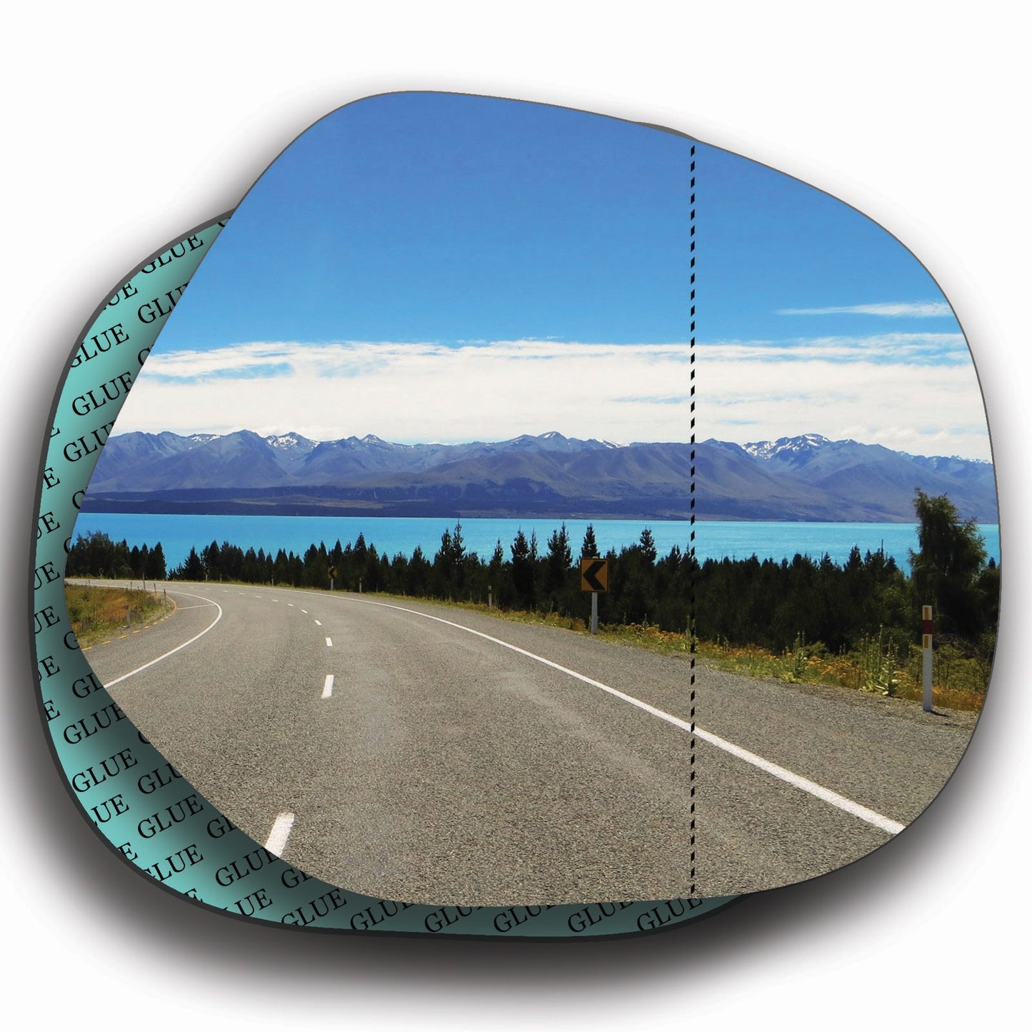 AGCP Spiegelglas für Toyota HiAce 1989 - 2004
