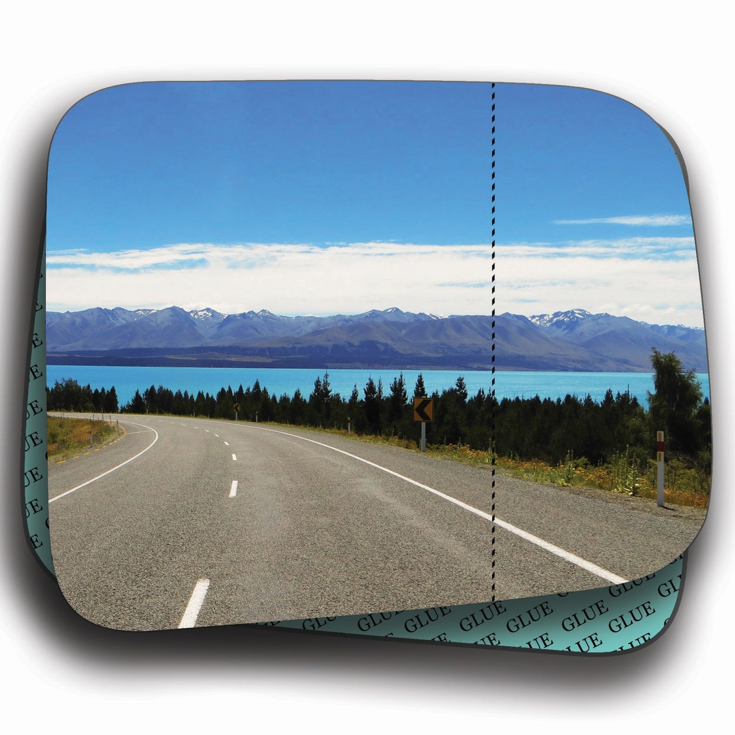 AGCP Spiegelglas für Nissan Navara D22 1997 - 2004