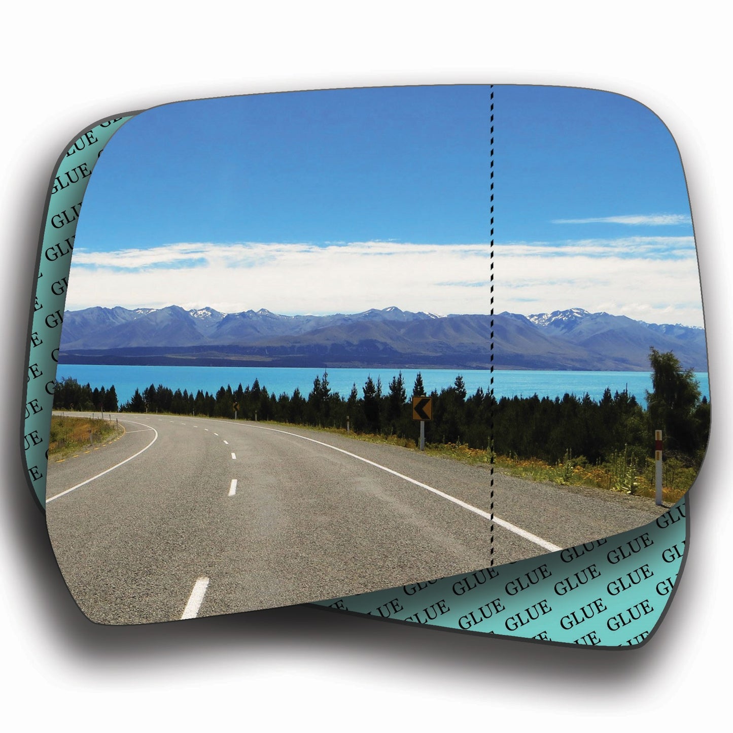 AGCP Spiegelglas für Nissan Navara D40 2007 - 2014