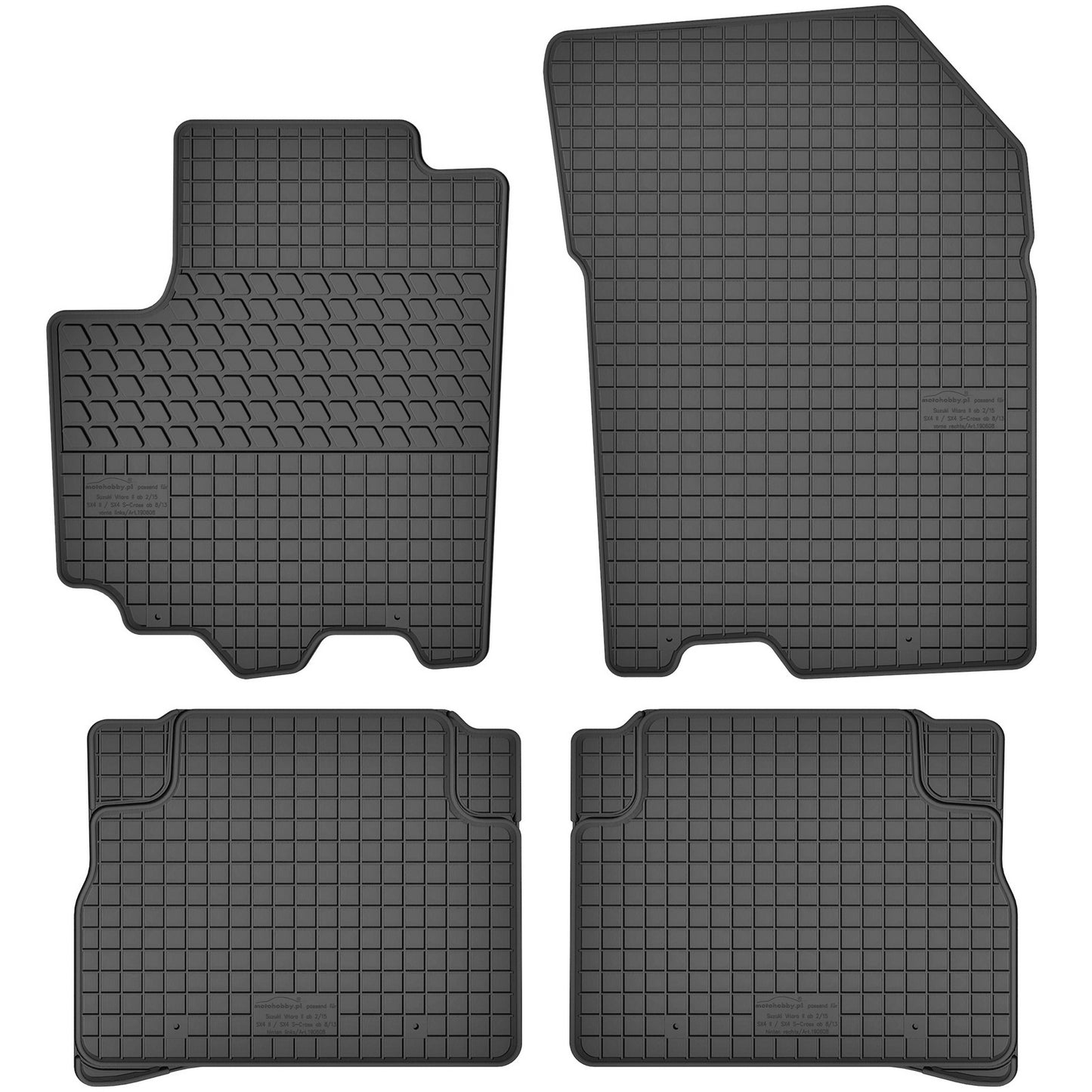 Motohobby Passform Gummi Fußmatten Set für Suzuki Vitara 2015 - 2025