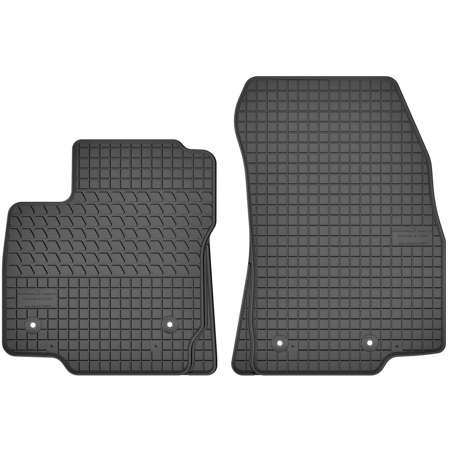 Motohobby Passform Gummi Fußmatten Set für Ford B-Max 2012 - 2017