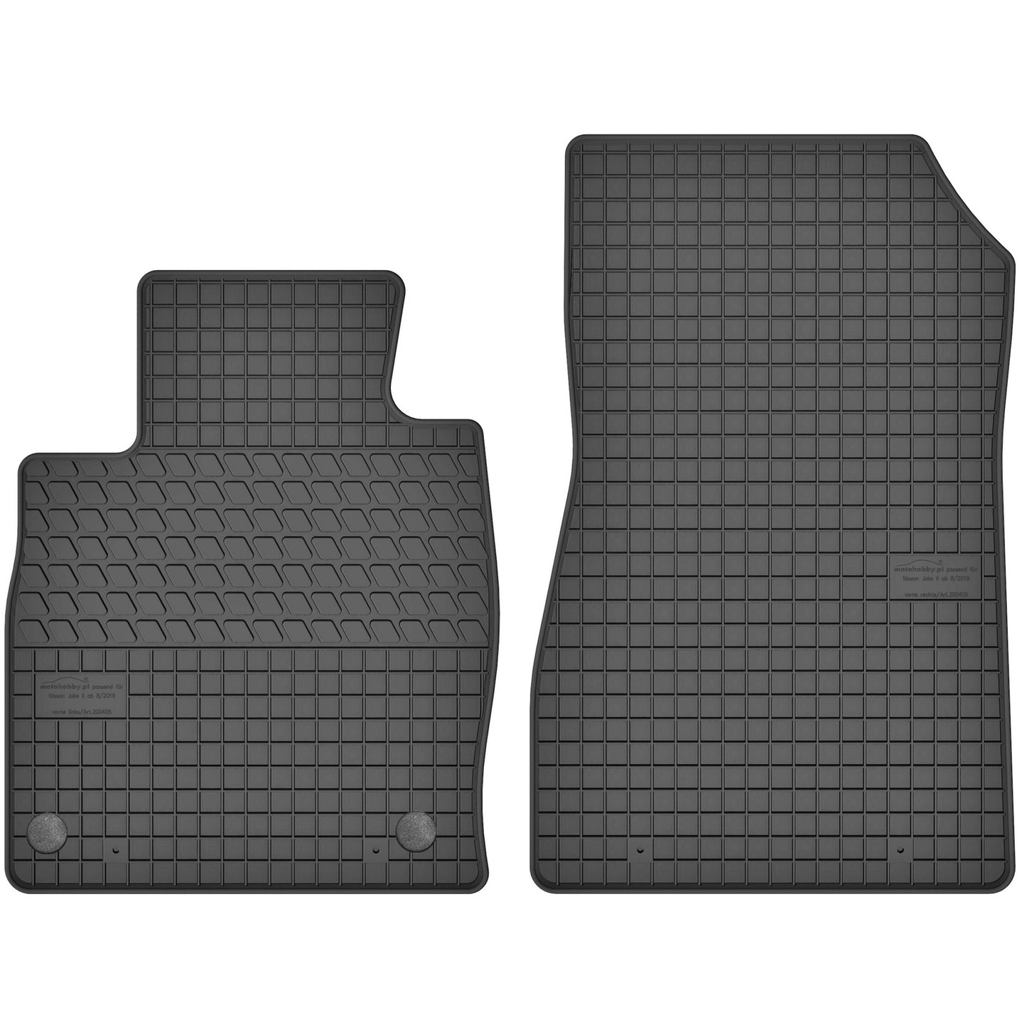 Motohobby Passform Gummi Fußmatten Set für Nissan Juke 2019 - 2025