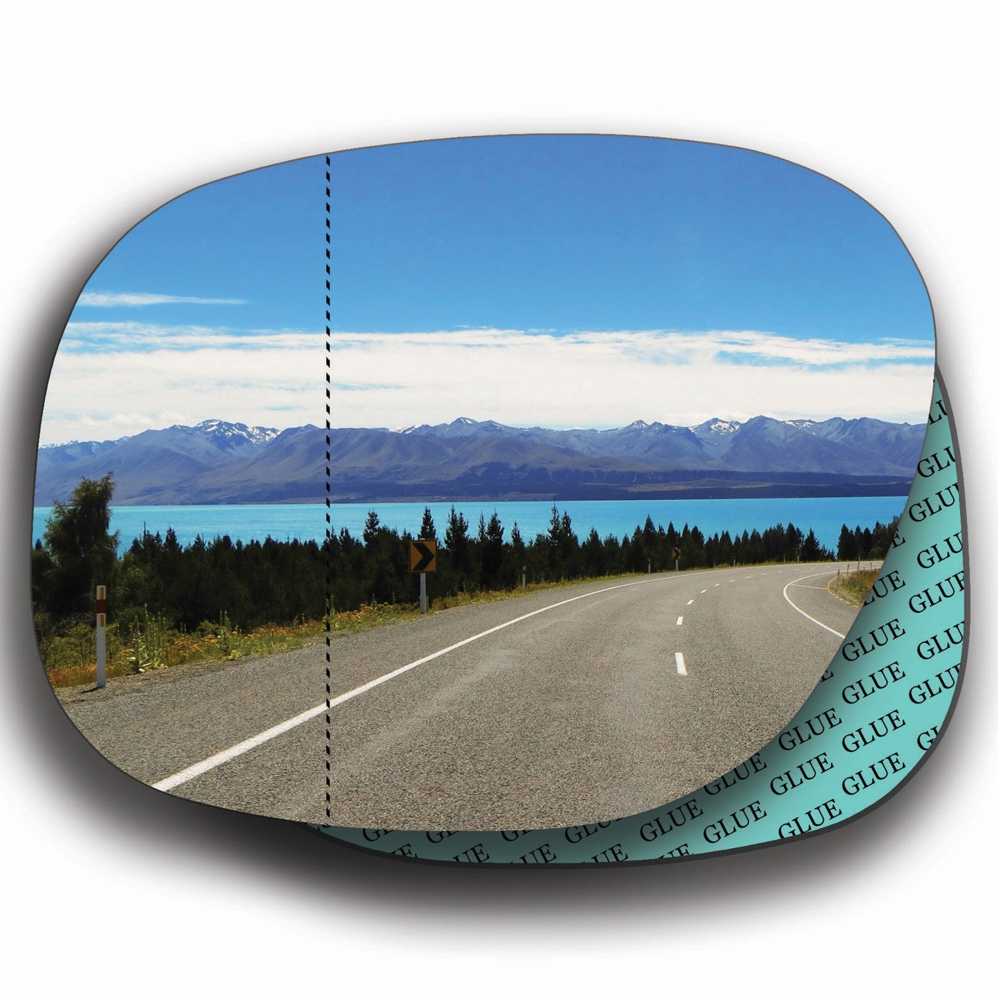 AGCP Spiegelglas für Toyota RAV4 1997 - 2000