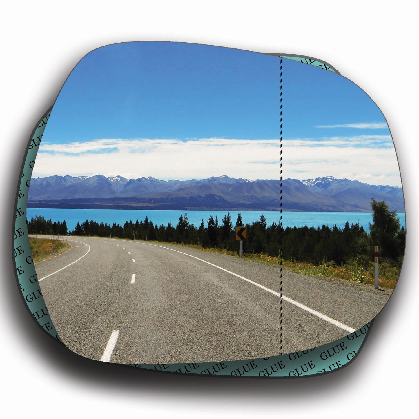 AGCP Spiegelglas für Toyota HiAce 2004 - 2019