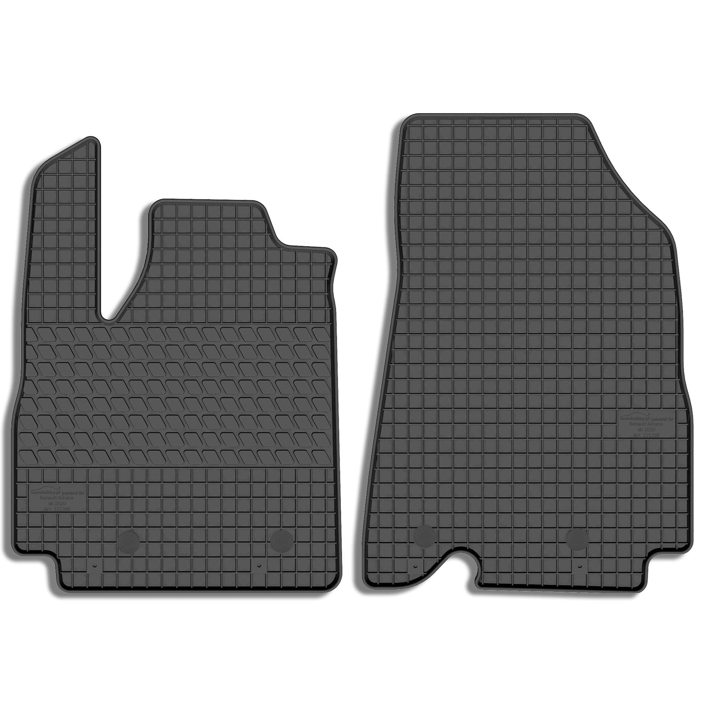 Motohobby Passform Gummi Fußmatten Set für Renault Arkana 2019 - 2025