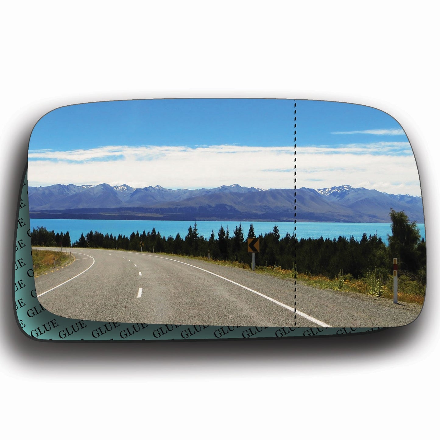 AGCP Spiegelglas für Volkswagen Golf 2 1983 - 1992