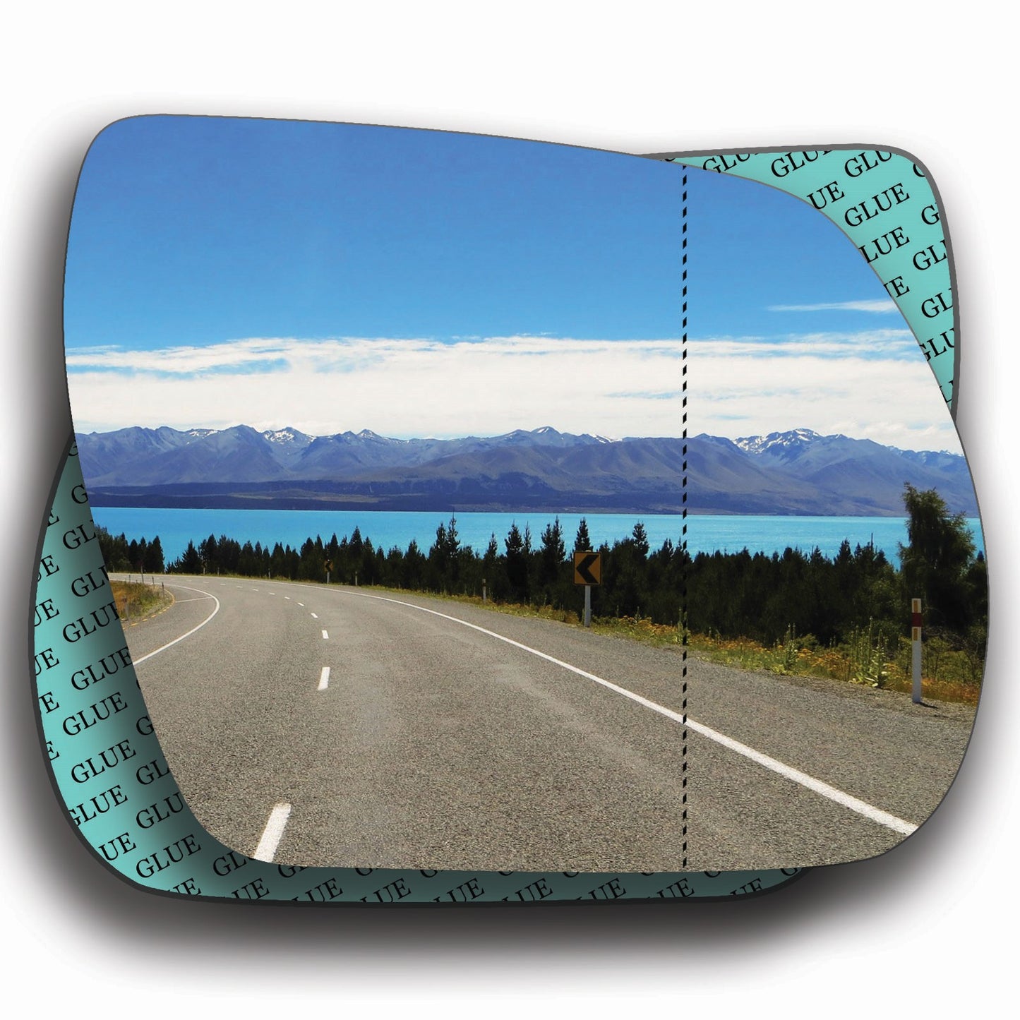 AGCP Spiegelglas für Hyundai Santa Fe 2010 - 2012