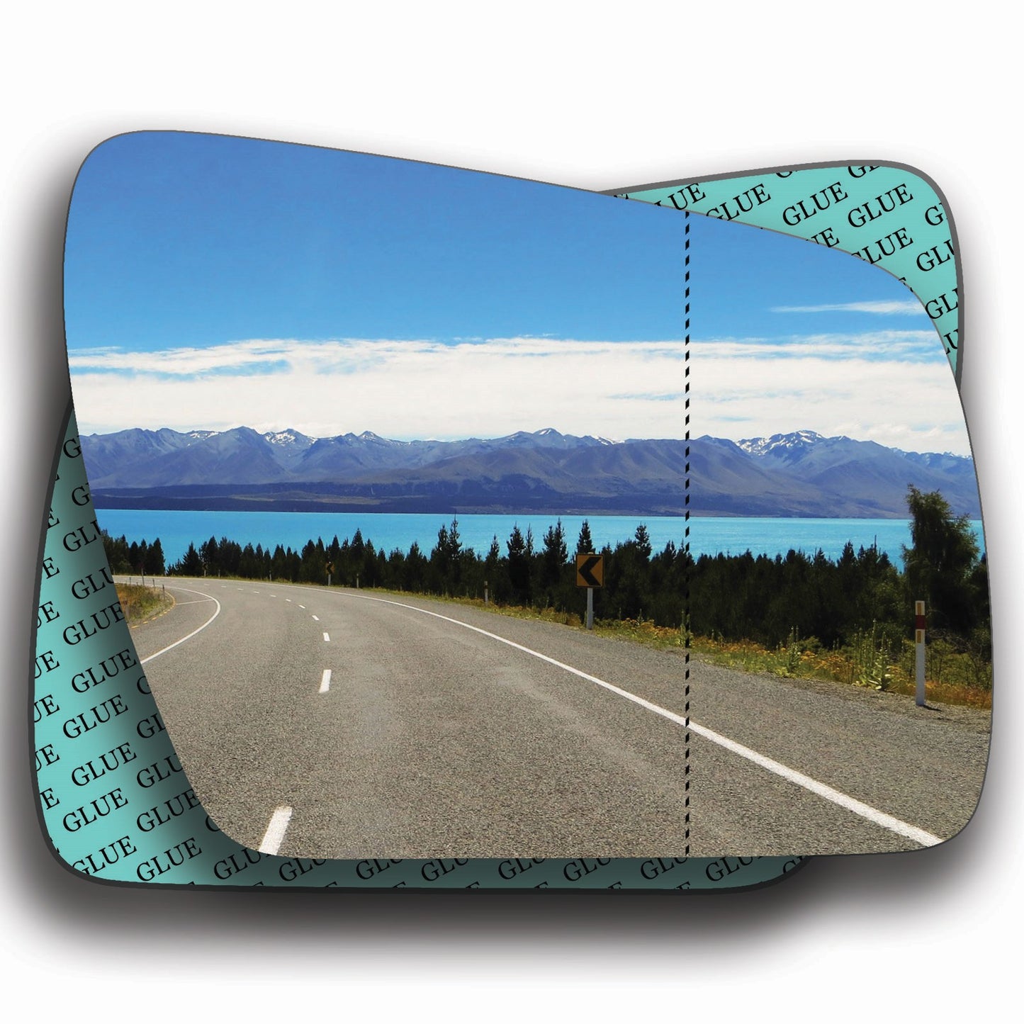 AGCP Spiegelglas für Kia Soul 2009 - 2014