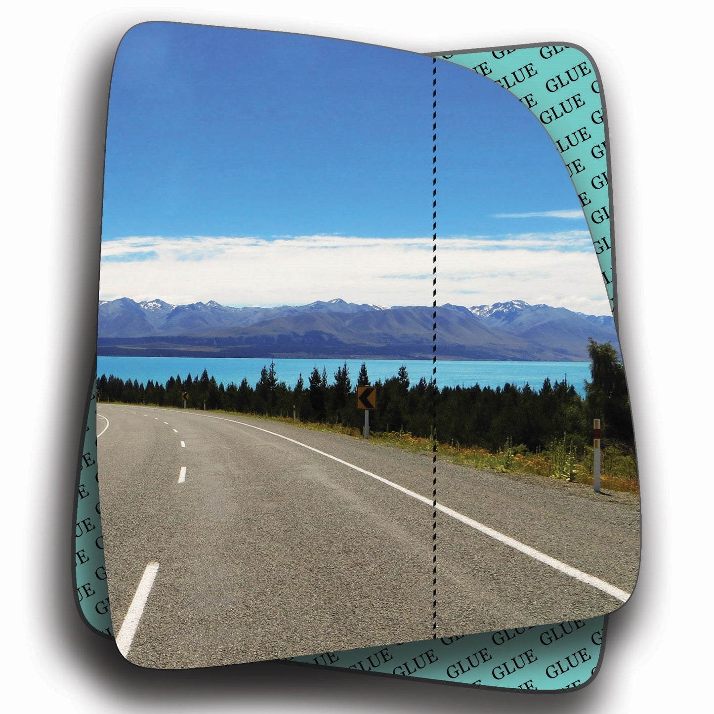 AGCP Spiegelglas für Fiat Doblo 2010 - 2022
