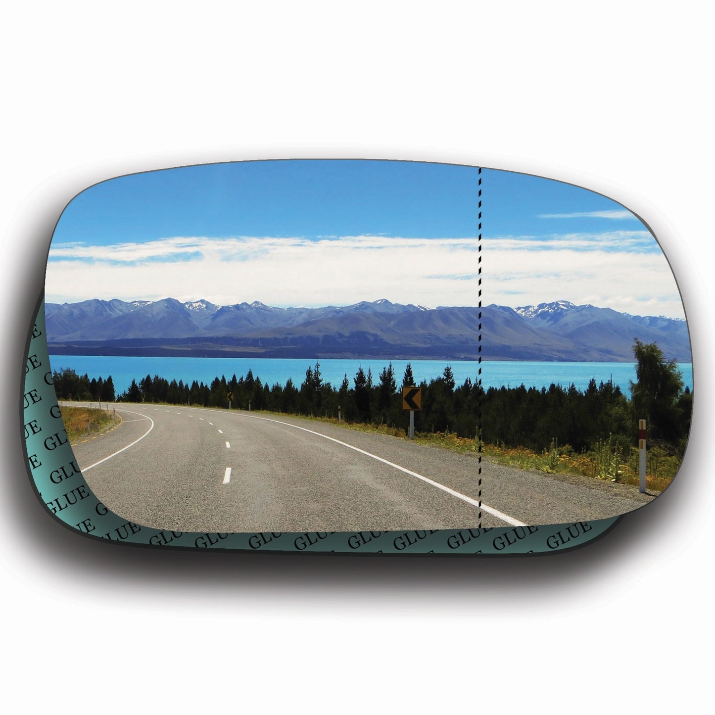 AGCP Spiegelglas für Daewoo Nexia 1995 - 2005