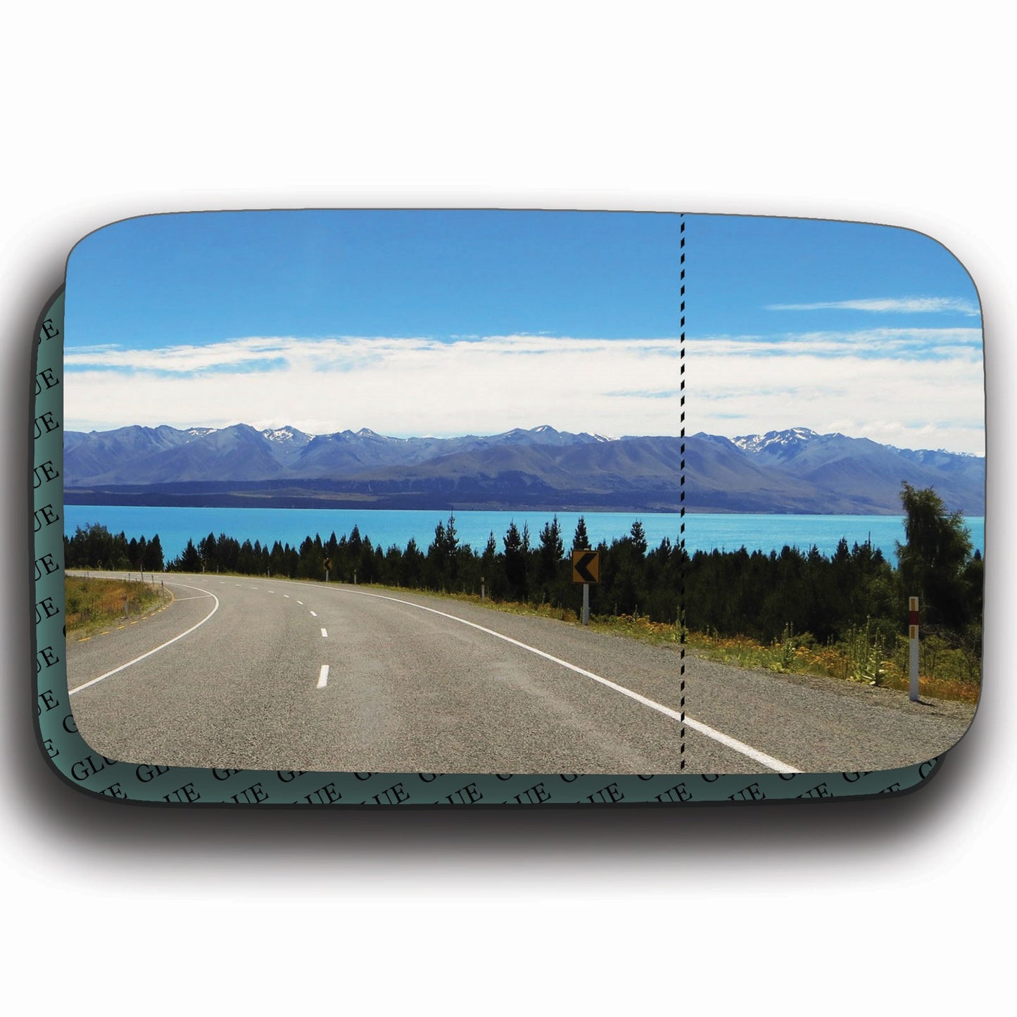 AGCP Spiegelglas für Volkswagen Polo 2 1990 - 1994
