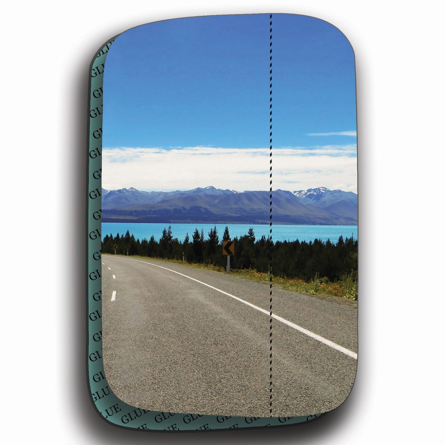 AGCP Spiegelglas für VW Transporter T4 Pritsche 1990 - 2003