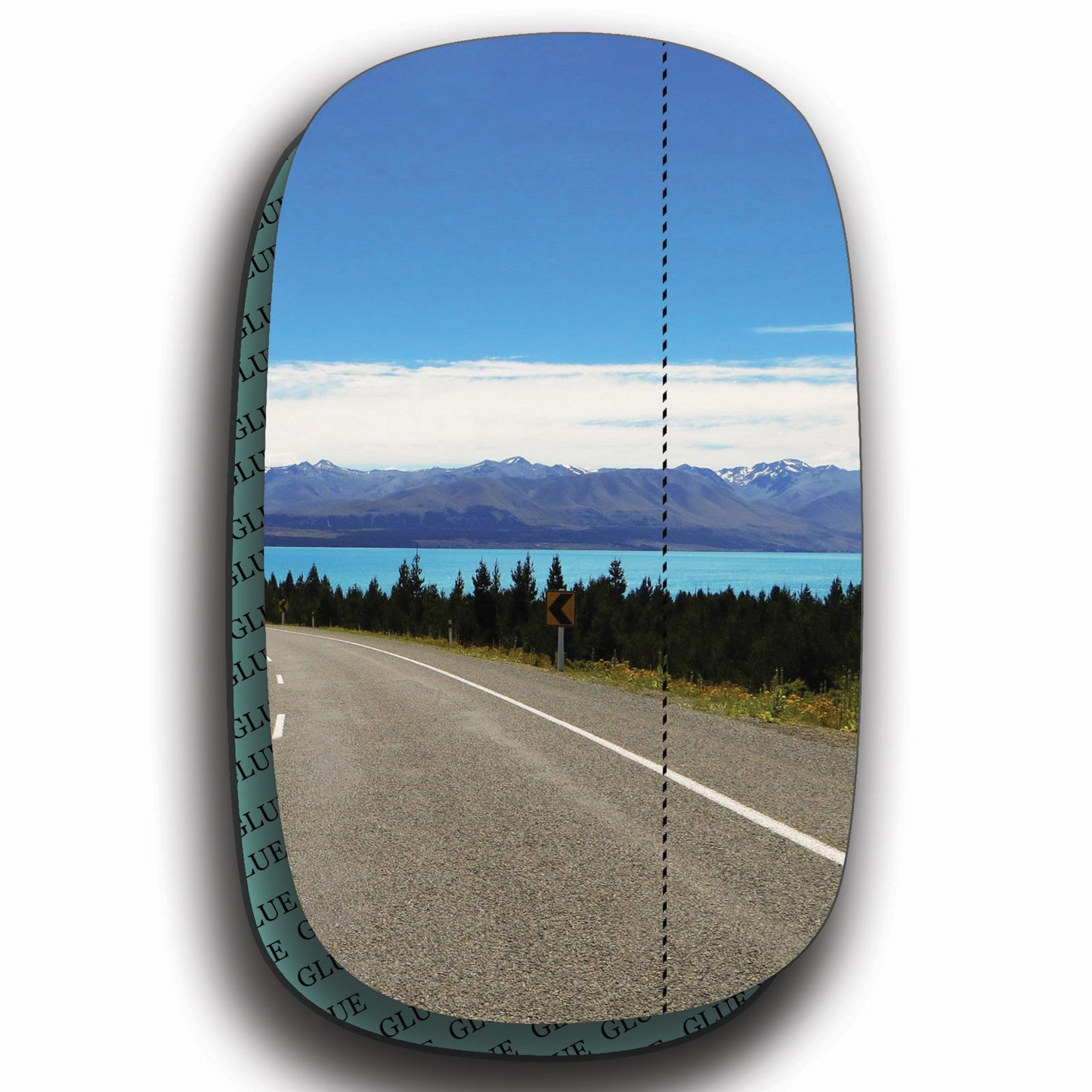 AGCP Spiegelglas für Fiat Doblo 2000 - 2010