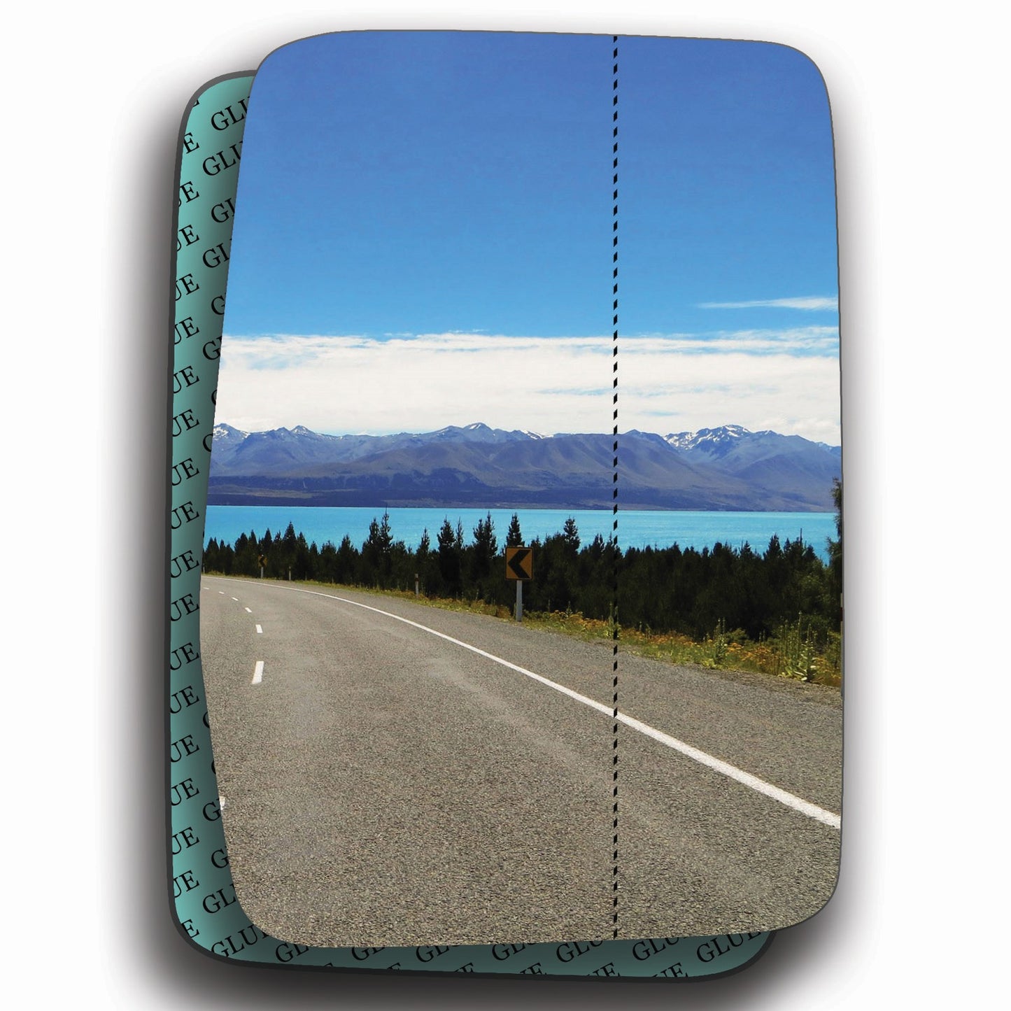 AGCP Spiegelglas für Toyota Land Cruiser J70 Prado 1984 - 1997