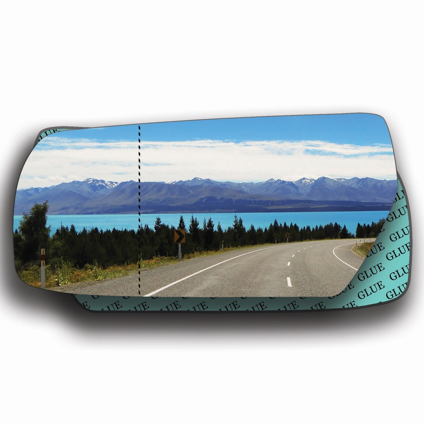 AGCP Spiegelglas für Cadillac CTS 1 2003 - 2007