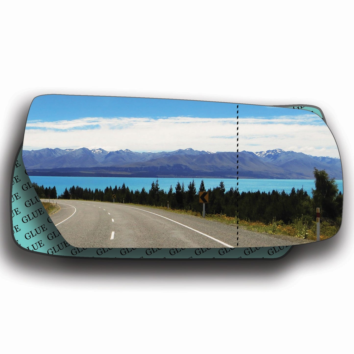 AGCP Spiegelglas für Cadillac CTS 1 2003 - 2007