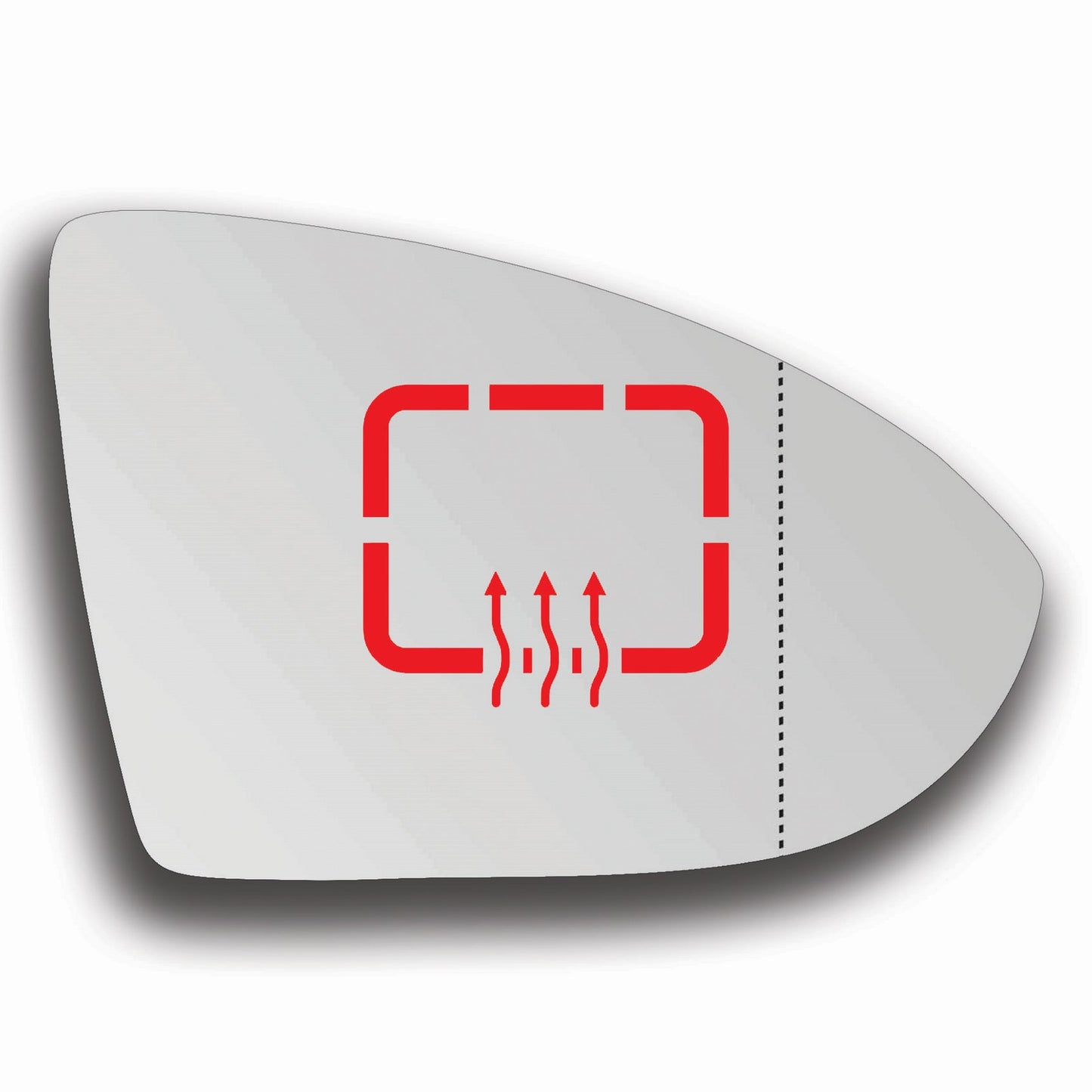 AGCP Spiegelglas Beheizt für Volkswagen Golf 7 2012 - 2020