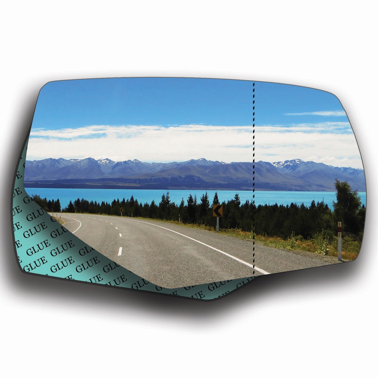 AGCP Spiegelglas für GMC Sierra 2013 - 2019