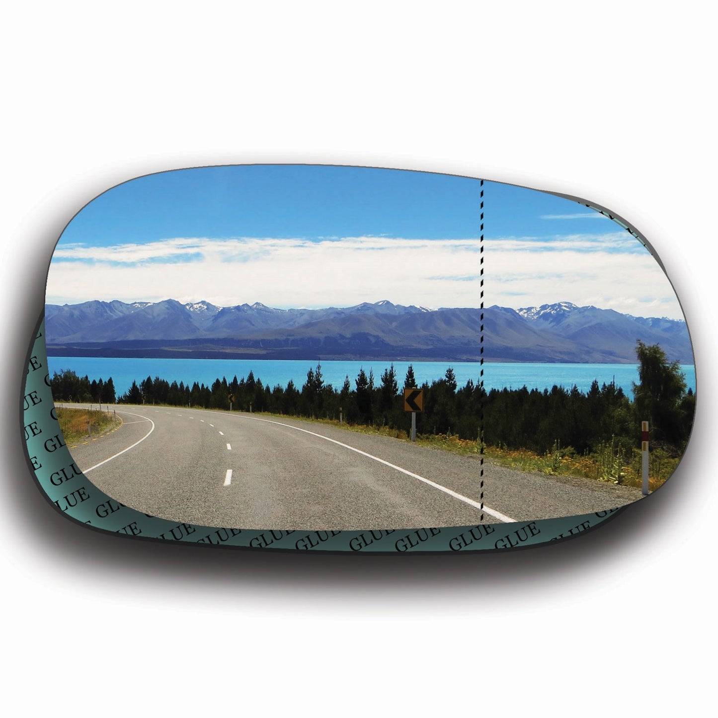 AGCP Spiegelglas für Hyundai Sonata 3 1993 - 1998