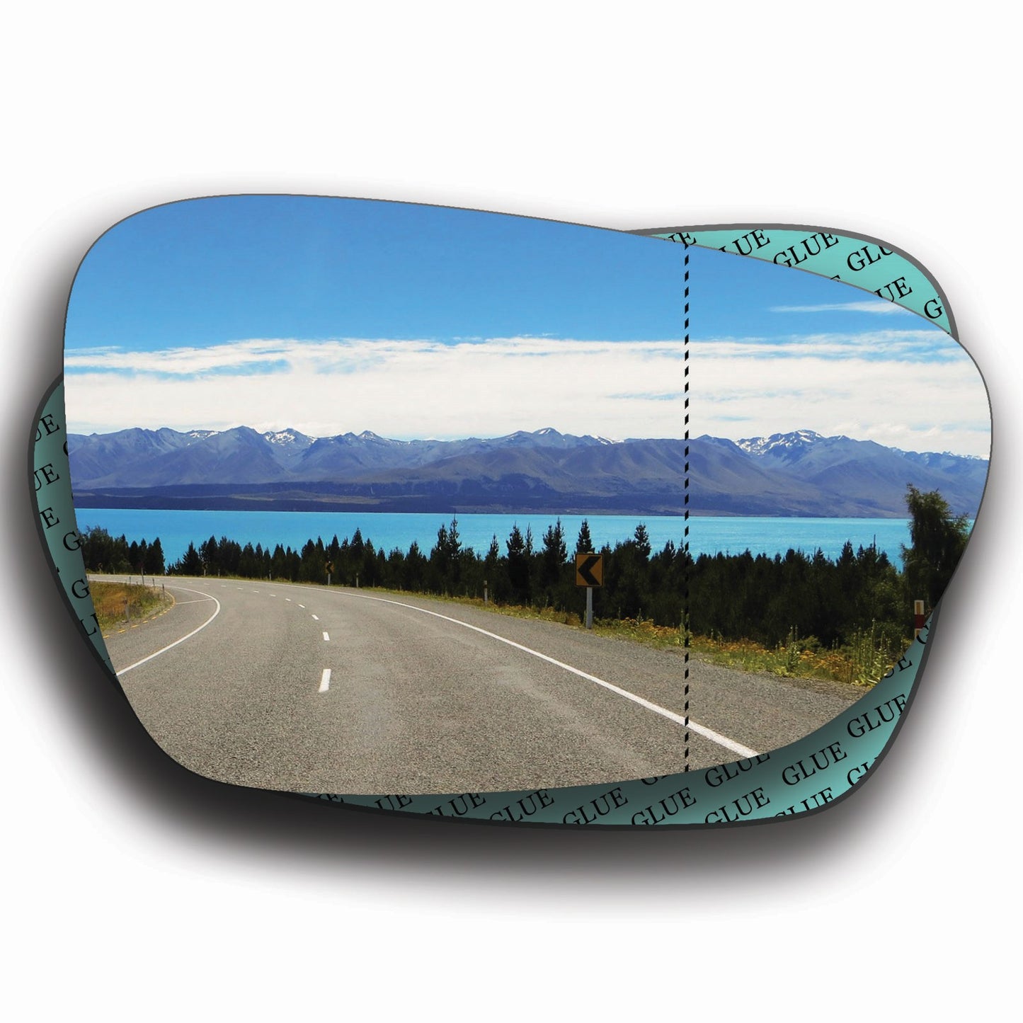 AGCP Spiegelglas für Saab 9-3 2013 - 2014