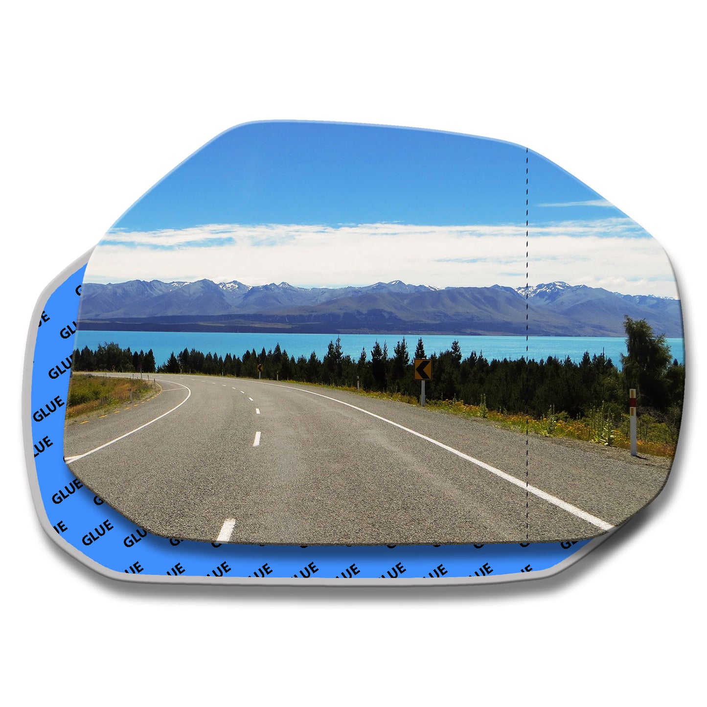 AGCP Spiegelglas für Fiat Strada 2007 - 2013