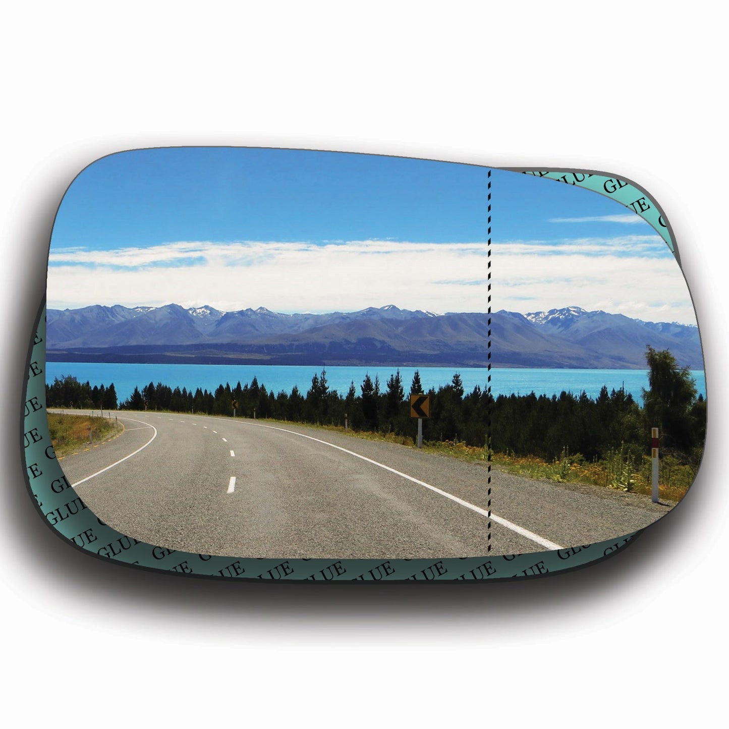 AGCP Spiegelglas für Volvo V50 2007 - 2010