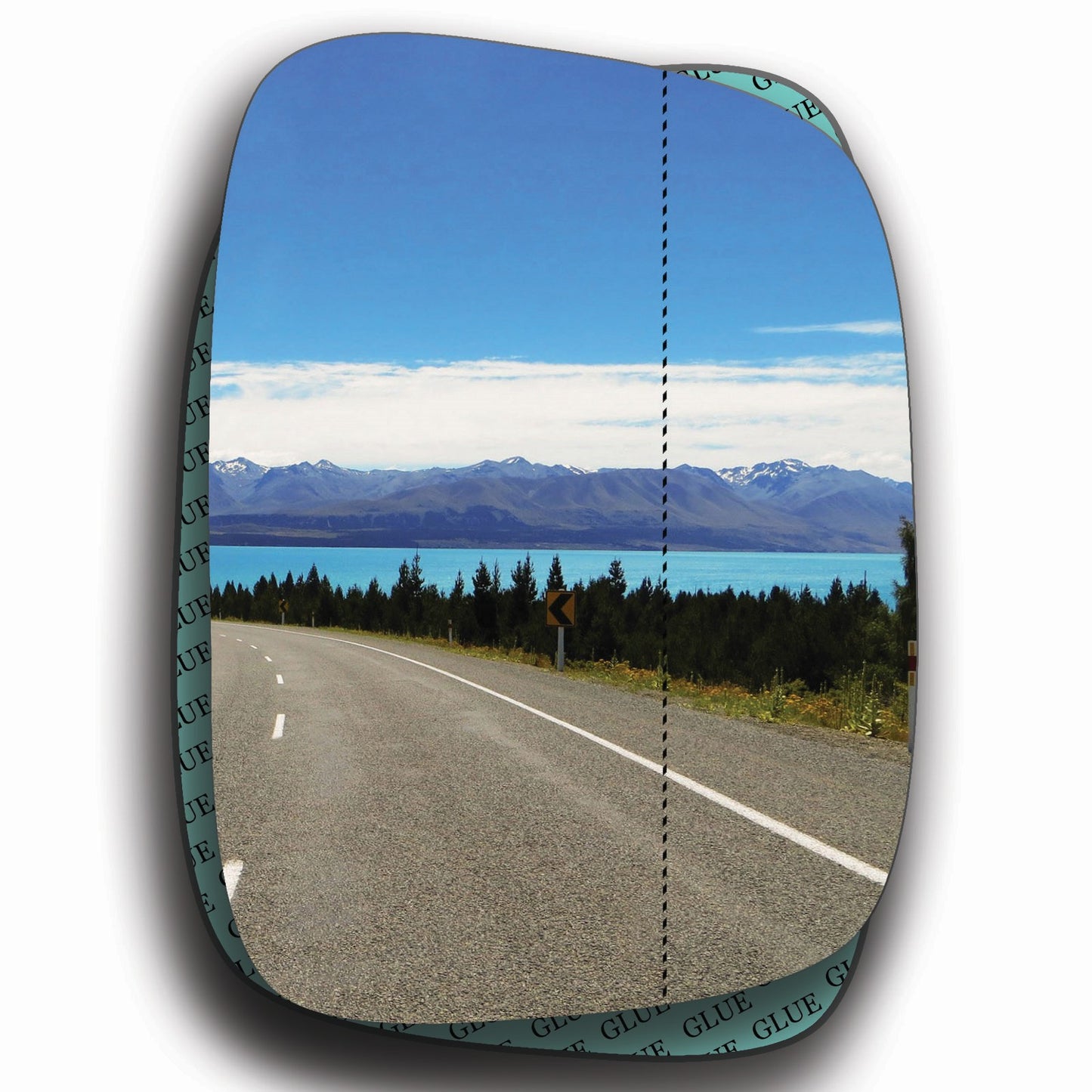 AGCP Spiegelglas für Volkswagen Transporter T5 Van 2003 - 2009