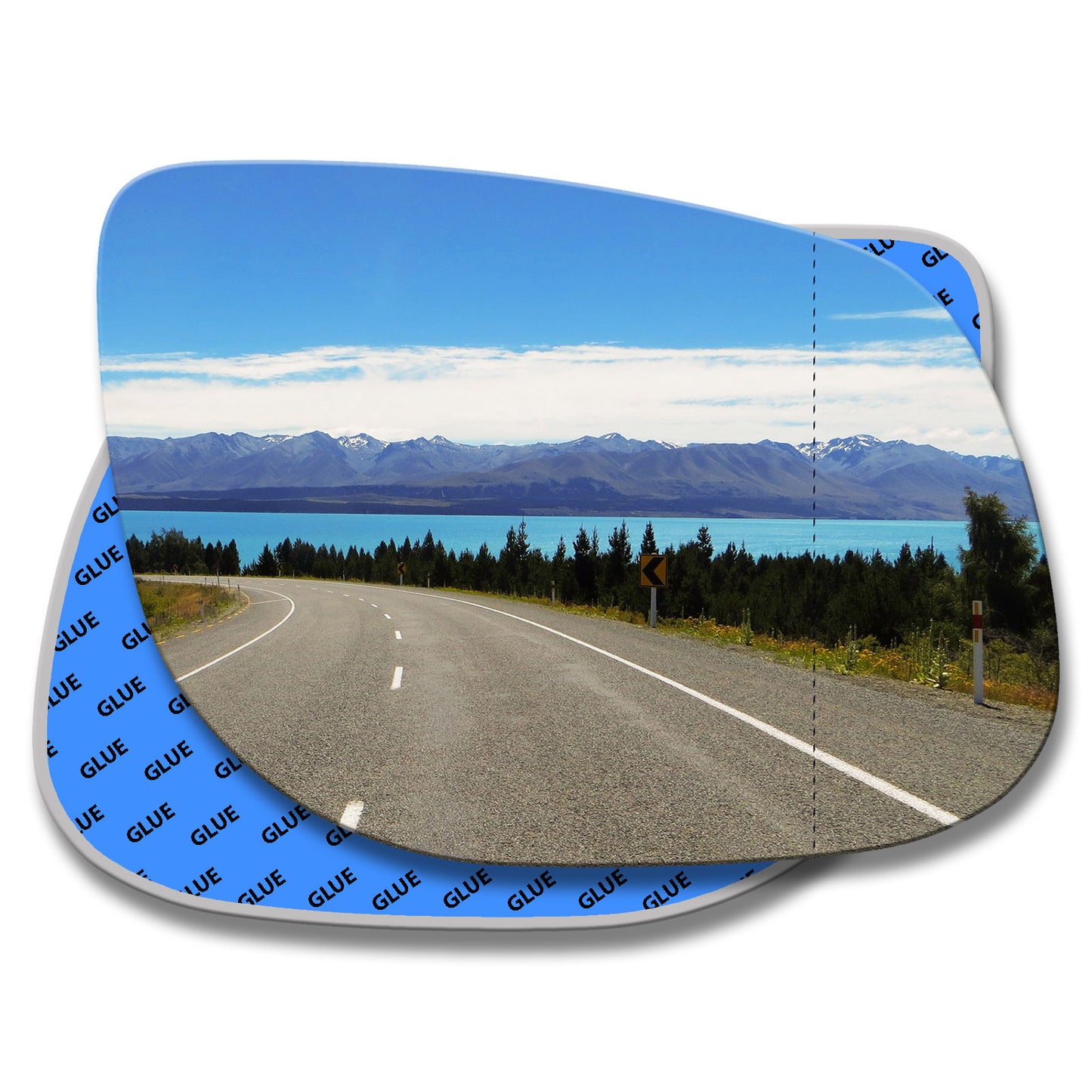 AGCP Spiegelglas für Kia Forte 1 2008 - 2013