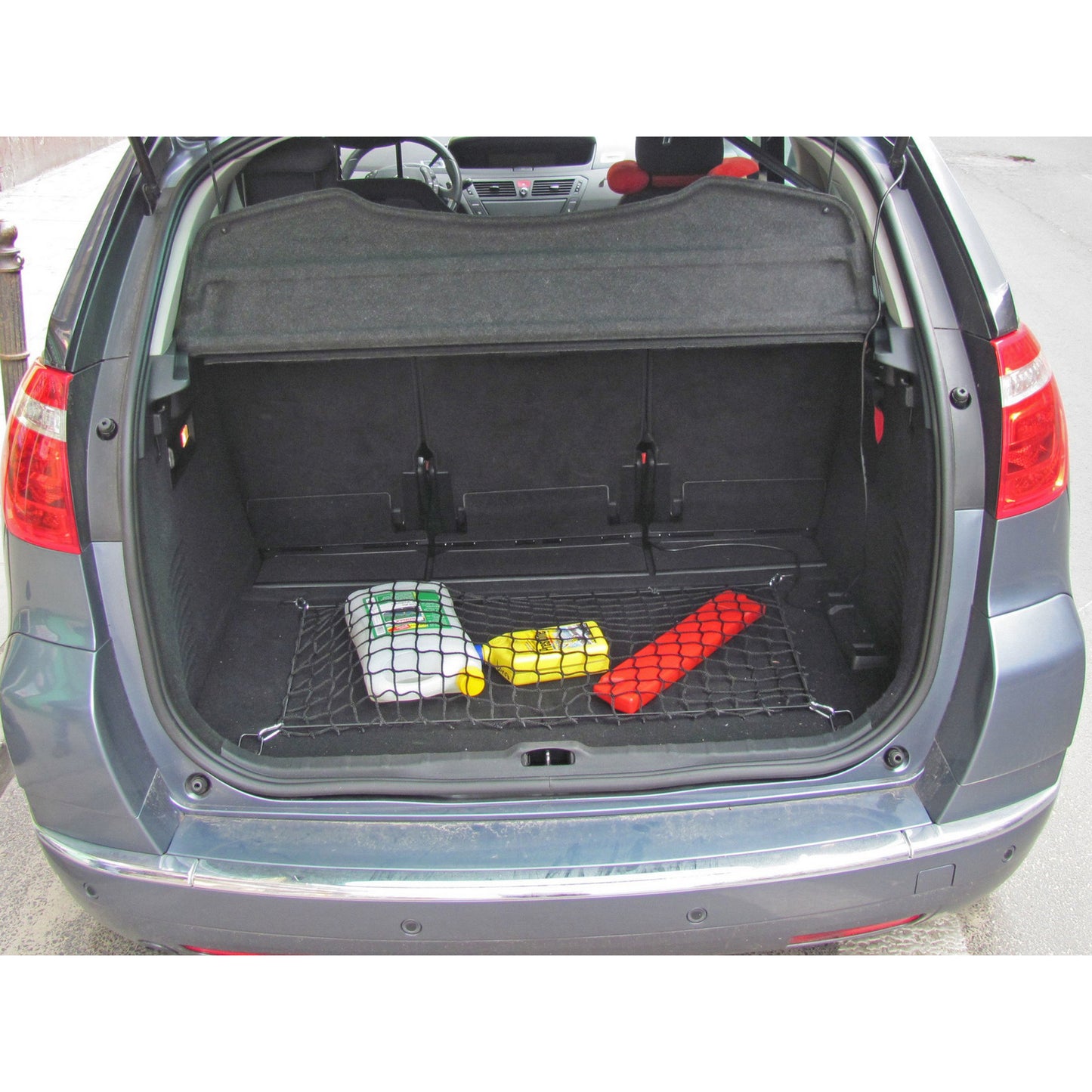 Autosiatki Kofferraumbodennetz Gepäcknetz für Citroen C4 Picasso 1 2006 - 2013