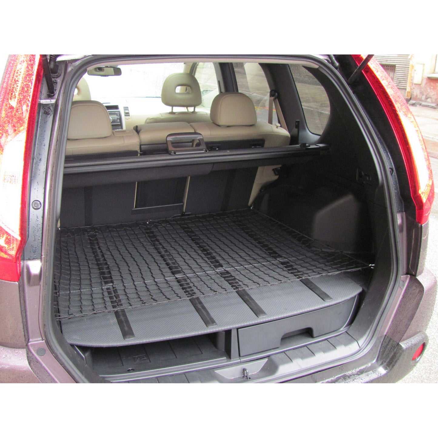 Autosiatki Kofferraumbodennetz Gepäcknetz für Nissan X-Trail 2007 - 2013