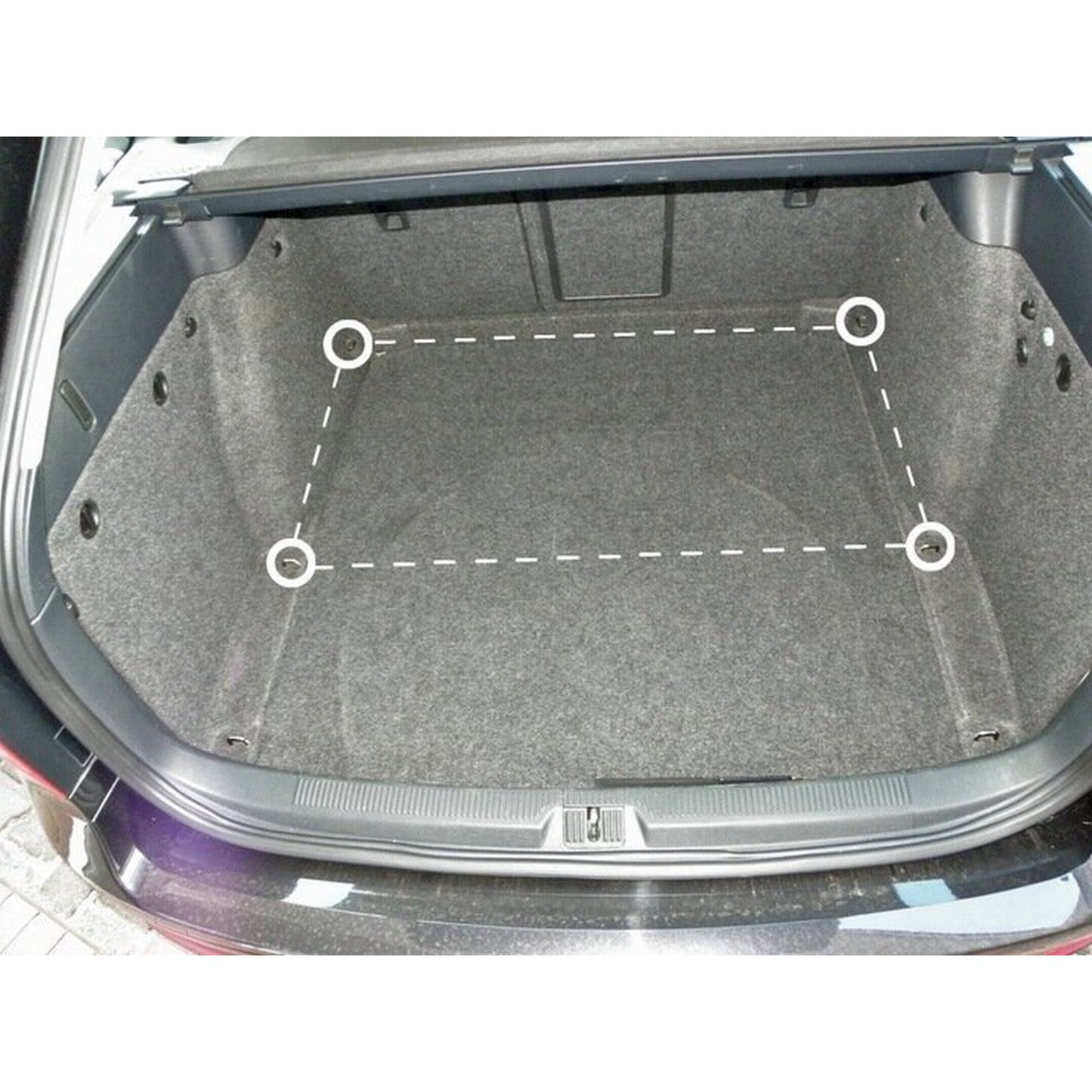 Autosiatki Kofferraumbodennetz Gepäcknetz für Skoda Octavia 3 Combi 2012 - 2019