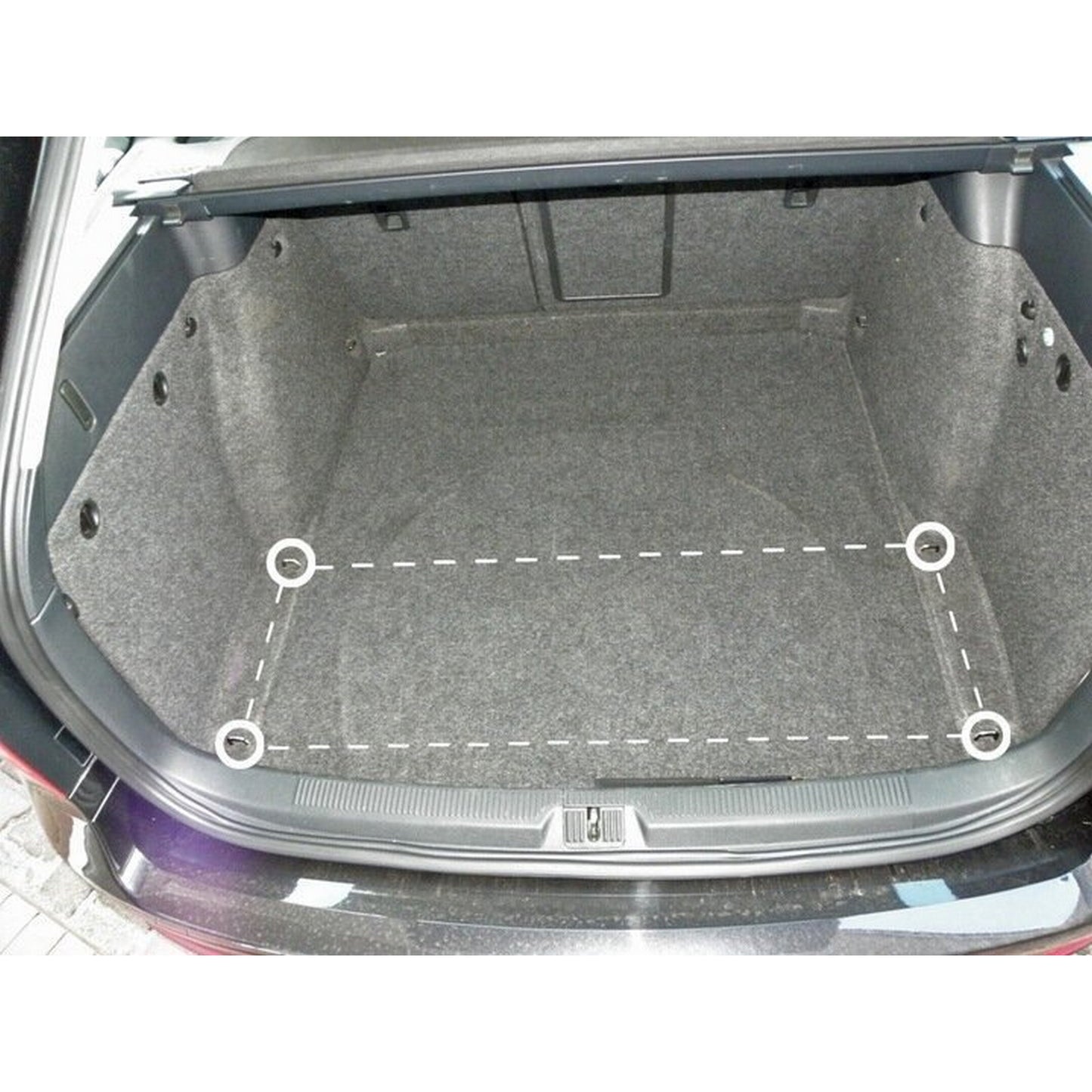 Autosiatki Kofferraumbodennetz Gepäcknetz für Skoda Octavia 3 Combi 2012 - 2019