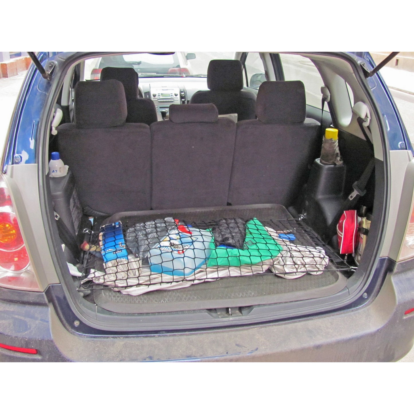 Autosiatki Kofferraumbodennetz Gepäcknetz für Toyota Corolla Verso 2004 - 2009