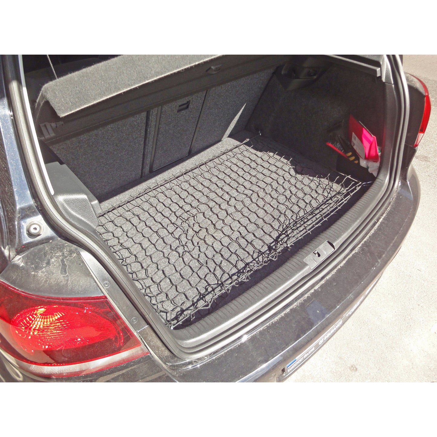 Autosiatki Kofferraumbodennetz Gepäcknetz für Volkswagen Golf 6 Fünftürer 2008 - 2014