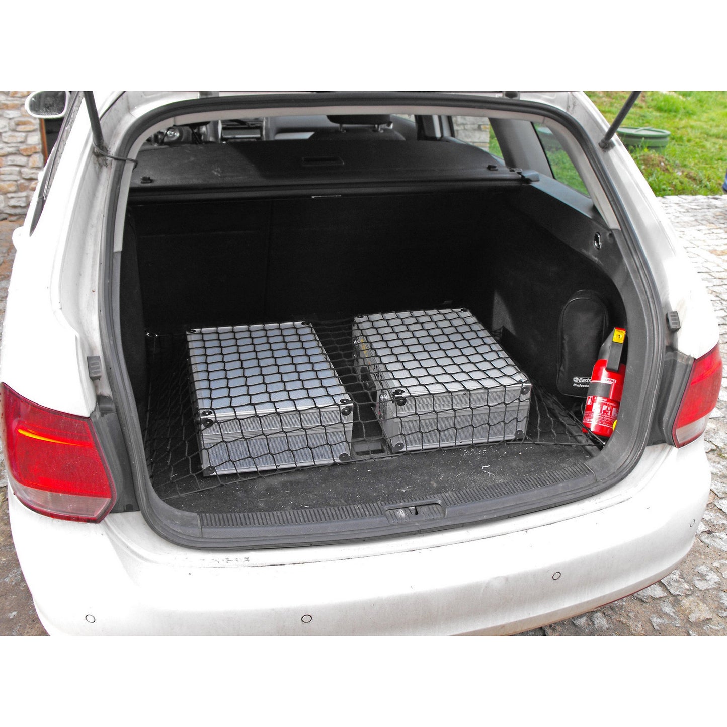Autosiatki Kofferraumbodennetz Gepäcknetz für Volkswagen Golf 6 Variant 2008 - 2014