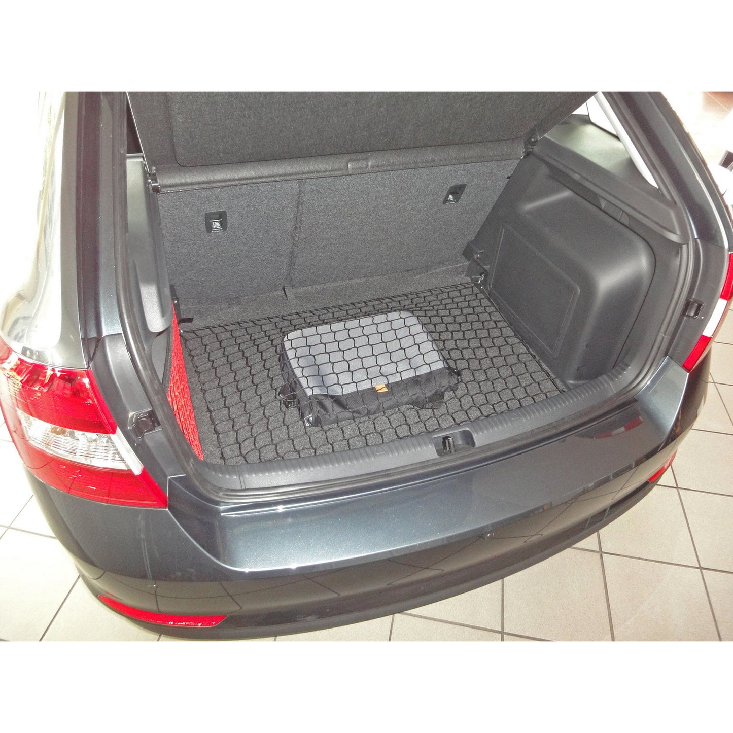 Autosiatki Kofferraumbodennetz Gepäcknetz für Skoda Rapid Spaceback 2012 - 2019
