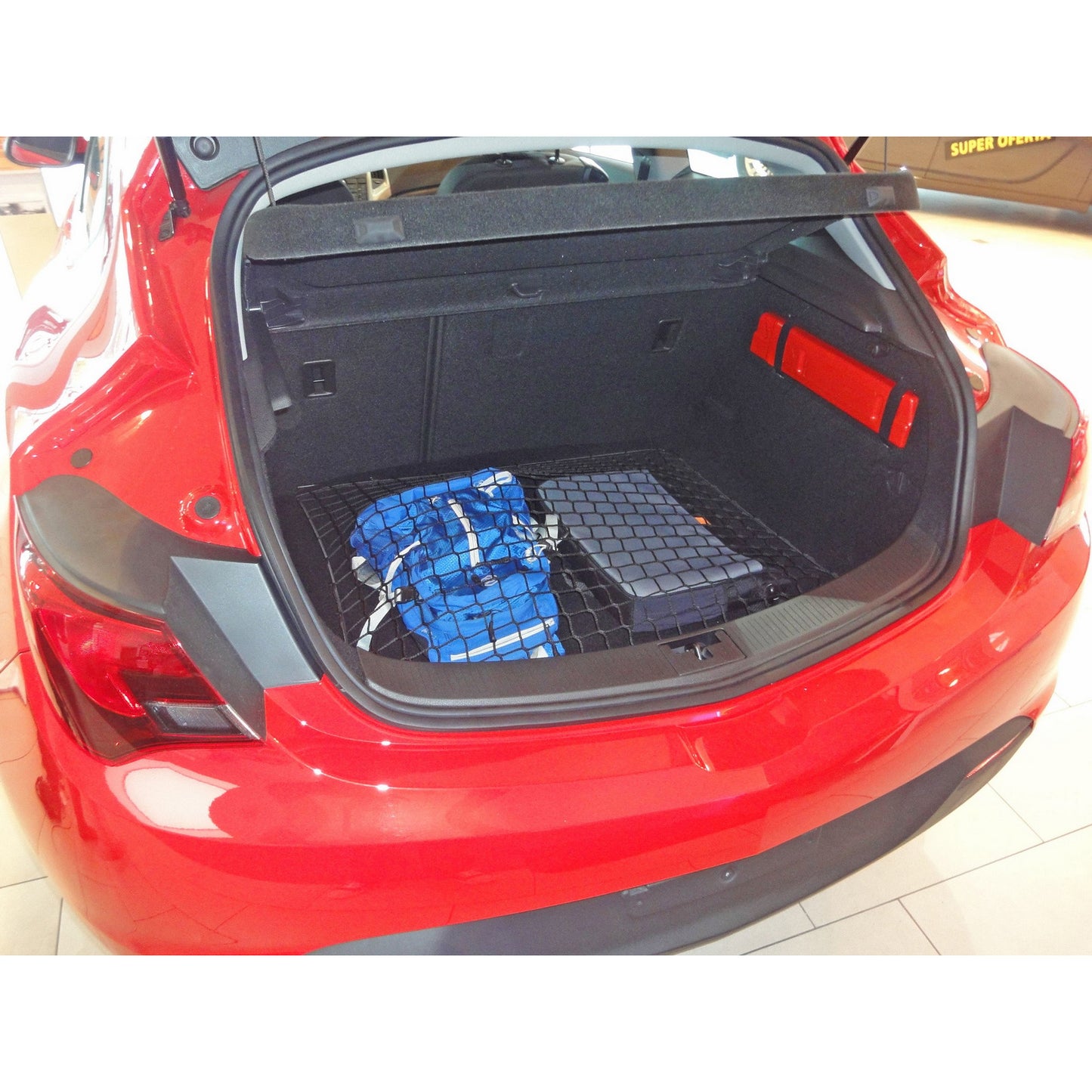 Autosiatki Kofferraumbodennetz Gepäcknetz für Opel Astra J GTC 2011 - 2015