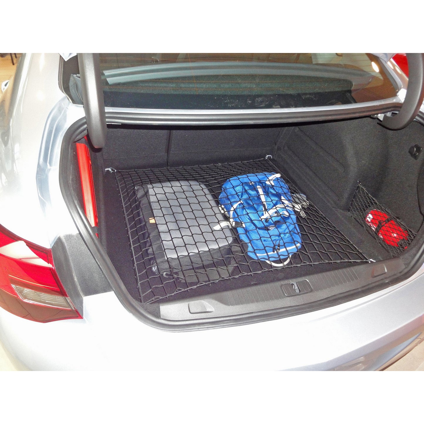 Autosiatki Kofferraumbodennetz Gepäcknetz für Opel Astra J Limousine 2011 - 2015